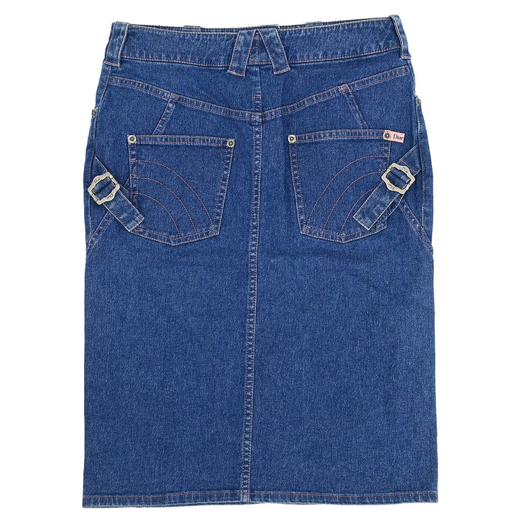 Christian Dior Denim Skirt Blue 3P12033501 #38 196294