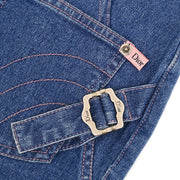 Christian Dior Denim Skirt Blue 3P12033501 #38 196294