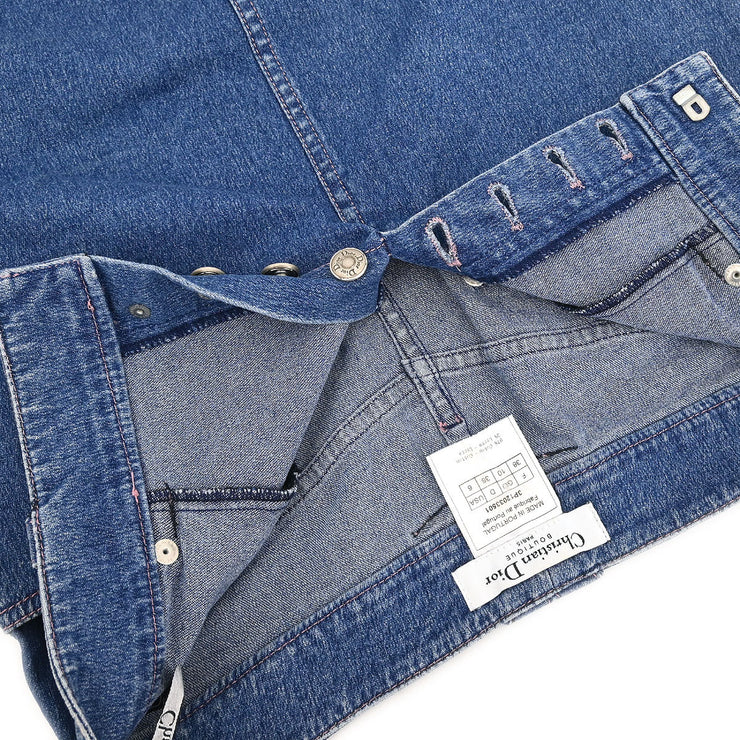 Christian Dior Denim Skirt Blue 3P12033501 #38 196294