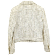 Chanel Single Breasted Jacket White 01P #42 196295