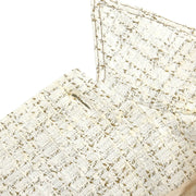 Chanel Single Breasted Jacket White 01P #42 196295