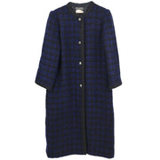 Chanel Single Breasted Jacket Navy 25973 #38 196297
