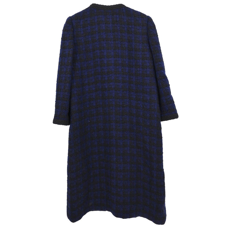 Chanel Single Breasted Jacket Navy 25973 #38 196297