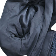 Chanel Setup Suit Jacket Skirt Navy 97P #42 196298