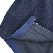 Chanel Setup Suit Jacket Skirt Navy 97P #42 196298