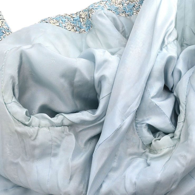 Chanel Single Breasted Jacket Light Blue 93P #42 196300