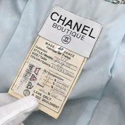 Chanel Single Breasted Jacket Light Blue 93P #42 196300