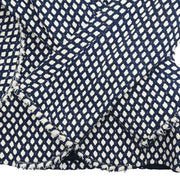 Chanel Single Breasted Jacket Navy 08P #38 196301