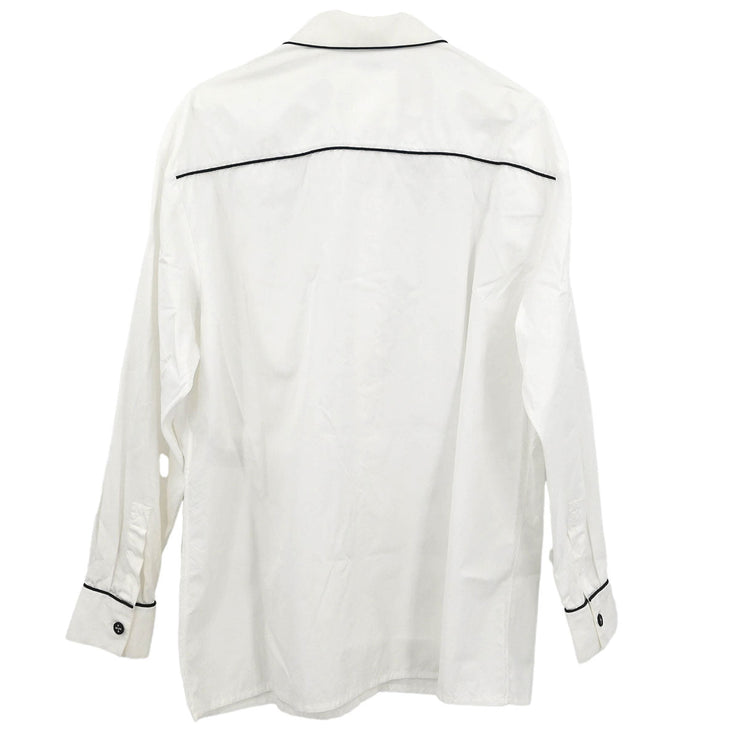 Chanel Shirt Blouse White 03928 #42 196303