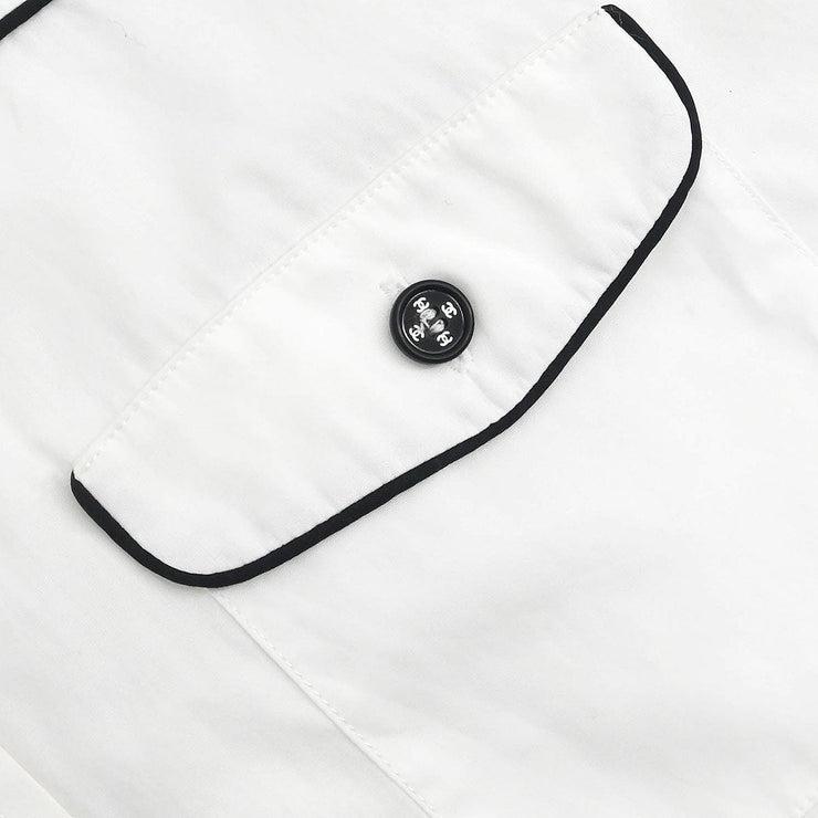 Chanel Shirt Blouse White 03928 #42 196303