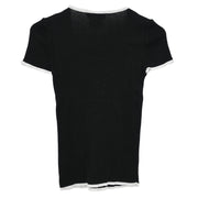 Chanel Short Sleeve Top Black 95P #36 196305