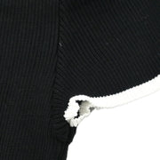 Chanel Short Sleeve Top Black 95P #36 196305