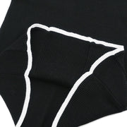 Chanel Short Sleeve Top Black 95P #36 196305