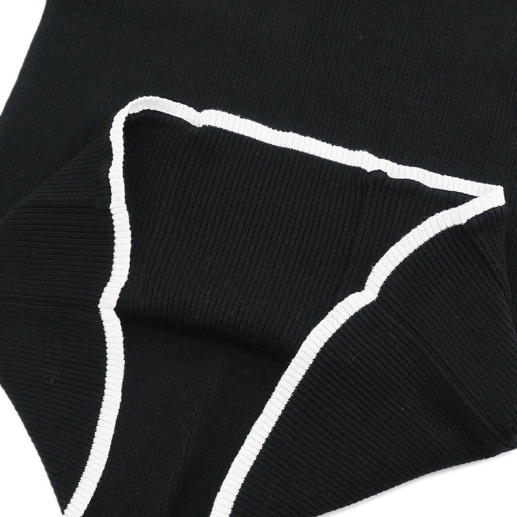 Chanel Short Sleeve Top Black 95P #36 196305
