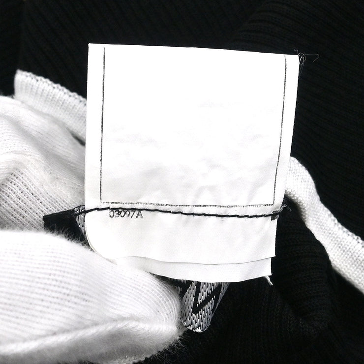 Chanel Short Sleeve Top Black 95P #36 196305