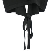 Chanel Short Sleeve Wrap Top Black 96P #38 196308