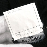 Chanel Short Sleeve Wrap Top Black 96P #38 196308