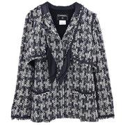 Chanel Ensemble Jacket Vest Black 05A #40 196309