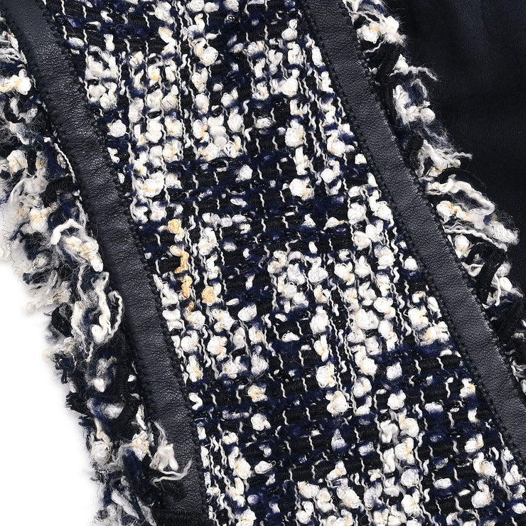 Chanel Ensemble Jacket Vest Black 05A #40 196309
