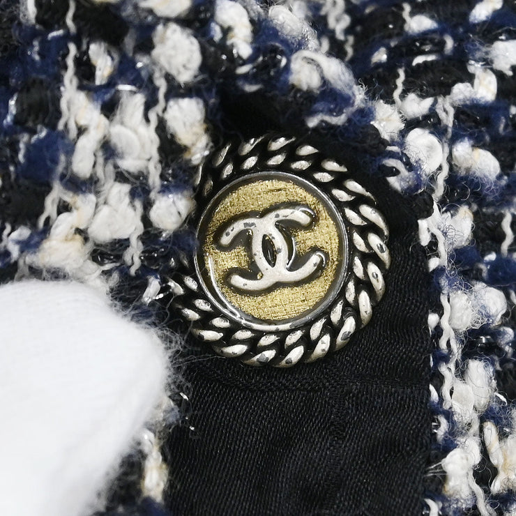 Chanel Ensemble Jacket Vest Black 05A #40 196309