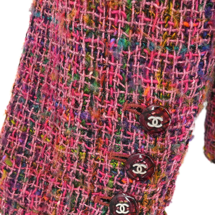 Chanel Jacket Pink 98A #38 196310