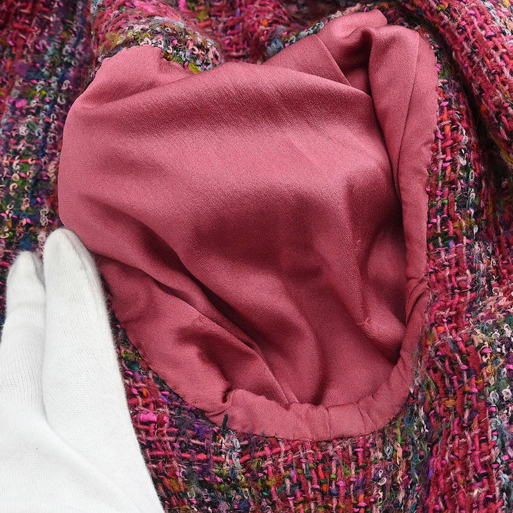 Chanel Jacket Pink 98A #38 196310