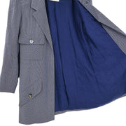 Chanel Single Breasted Jacket Navy CR94 #38 196312