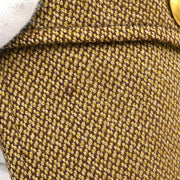 Chanel Single Breasted Jacket Brown 96A #40 196315