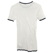 Chanel Short Sleeve Top White #42 196316