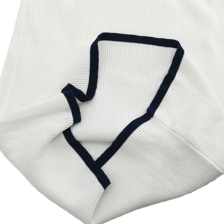 Chanel Short Sleeve Top White #42 196316