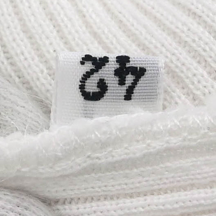 Chanel Short Sleeve Top White #42 196316