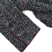 Chanel Setup Suit Jacket Skirt Black 03A #38 196317