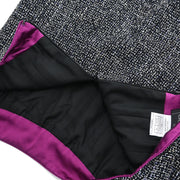 Chanel Setup Suit Jacket Skirt Black 03A #38 196317