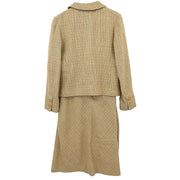 Chanel Setup Suit Jacket Sleeveless Dress Beige 98P #38 196318