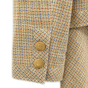 Chanel Setup Suit Jacket Sleeveless Dress Beige 98P #38 196318