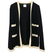 Chanel Cardigan Black 07C #38 196321