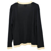 Chanel Cardigan Black 07C #38 196321