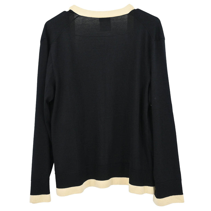 Chanel Cardigan Black 07C #38 196321