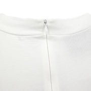 Prada Short Sleeve Dress White APD1 2019 2910 #40 196324