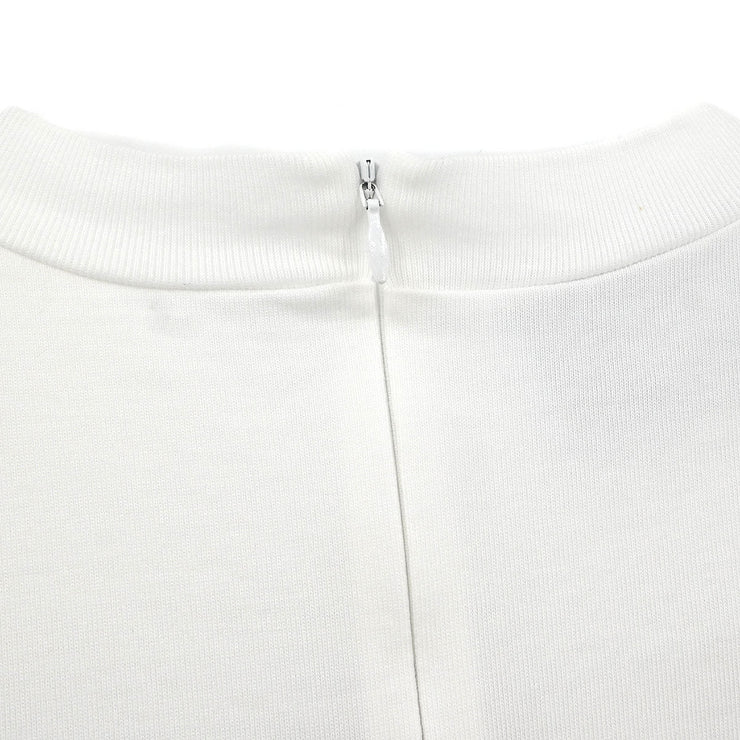 Prada Short Sleeve Dress White APD1 2019 2910 #40 196324