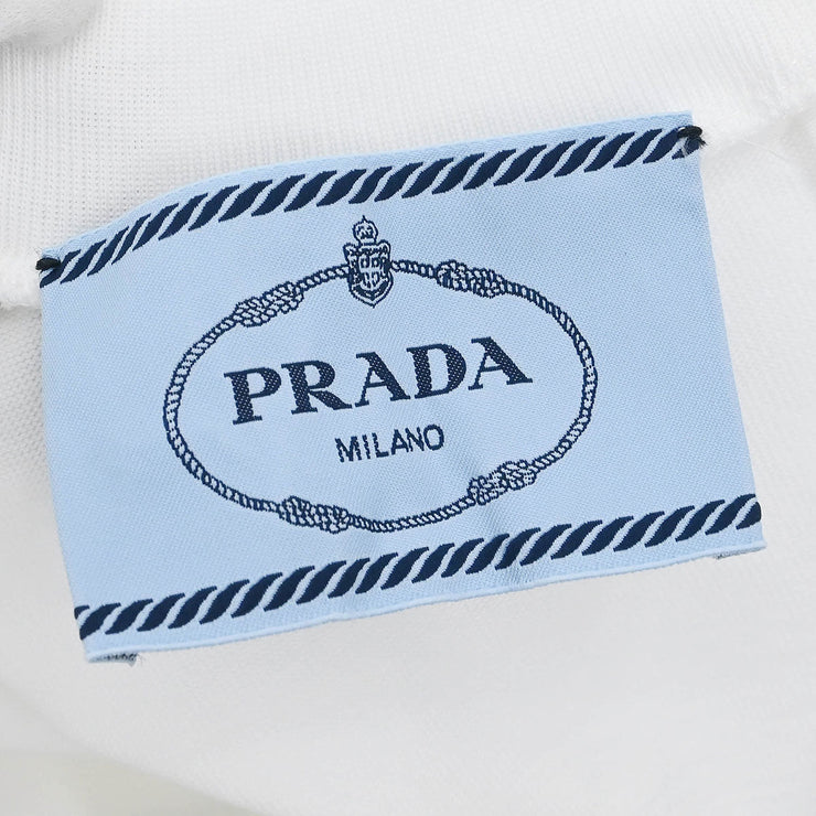 Prada Short Sleeve Dress White APD1 2019 2910 #40 196324