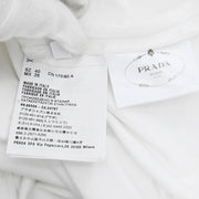 Prada Short Sleeve Dress White APD1 2019 2910 #40 196324