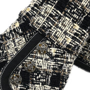 Chanel Single Breasted Jacket Black 08A #38 196326