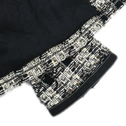 Chanel Single Breasted Jacket Black 08A #38 196326