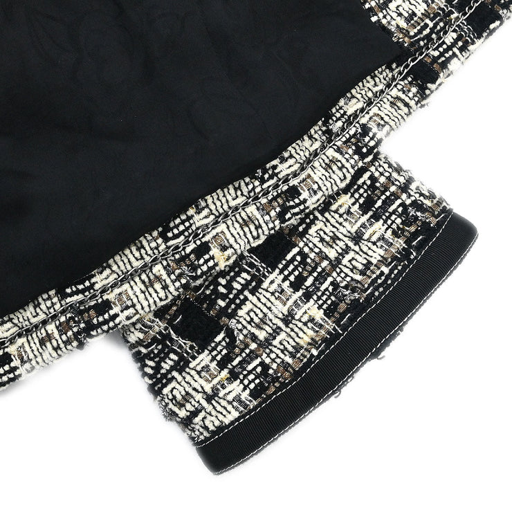 Chanel Single Breasted Jacket Black 08A #38 196326