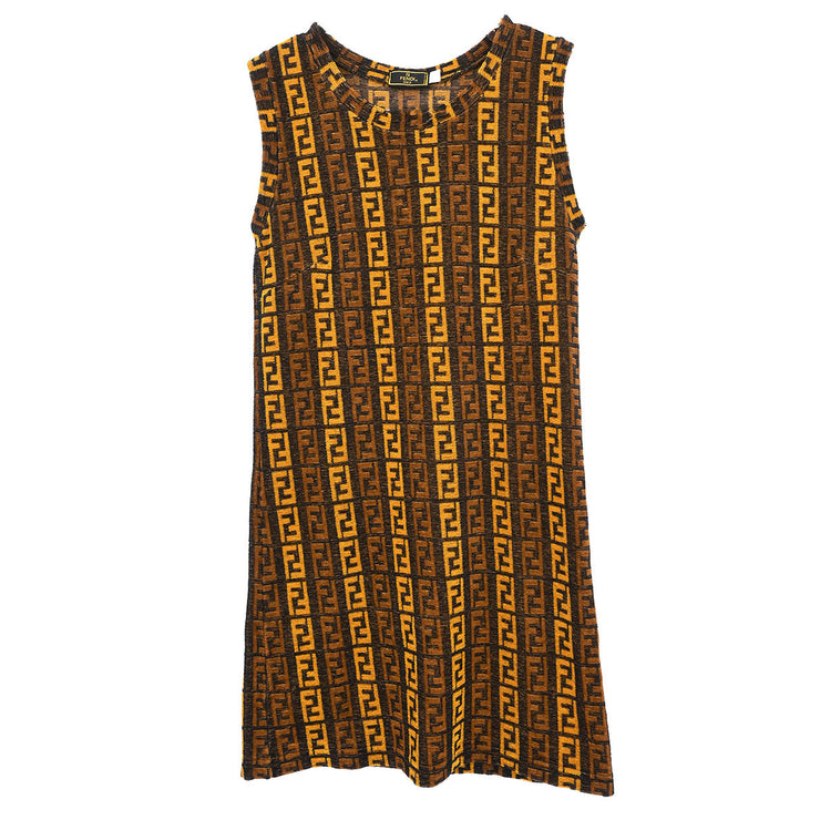 Fendi Sleeveless Dress Black D-OS-9300DW NO.267897IB #44 196329