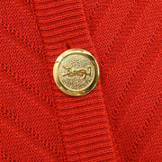 Yves Saint Laurent Cardigan Red SDT7A123 #M 196332