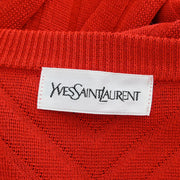 Yves Saint Laurent Cardigan Red SDT7A123 #M 196332