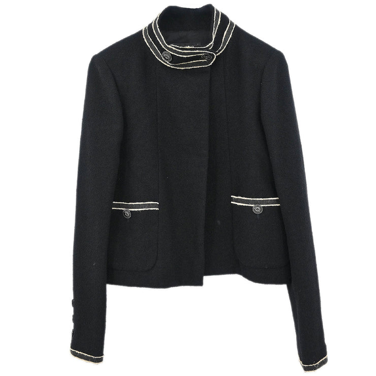 Chanel Jacket Black P47442V18196 #34 196335