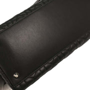 Christian Dior Black Lambskin Lady Dior Cannage 2way Handbag 11-MA-0171 196336